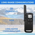 thumbnail image 4 of Walkie Talkies BelFone de largo alcance, 20 canales, IP54, resistentes al agua, 4 of 8