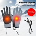 thumbnail image 6 of Heated Gloves for Men Women, Touchscreen Winter Warm Gloves for Cold Weather Work USB Powered, Electric Heating Mittens Waterproof Windproof Thermal Warm Winter Gifts for Skiing Cycling, 6 of 9