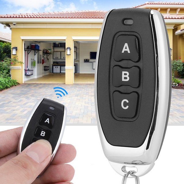 Télécommande pour Voiture Électrique, Clé de Télécommande Sans Fil, Universelle et Portable pour Machine Électrique de Portail et de Porte de Garage
