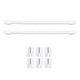thumbnail image 1 of AMERTEER2 Pieces Adjustable Curtain Rod Extendable Bars Pole Without Drilling Hanging Rods Self Adhesive for Home Bathroom Hotel, 1 of 7