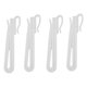thumbnail image 1 of 200 ganchos de plástico para colgar cortinas, color blanco, para colgar en el techo, 9 cm, 1 of 6