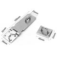 thumbnail image 5 of Fermoir à Cadenas de Serrure de Porte en Acier Inoxydable (B 4 Pouces), 5 of 5
