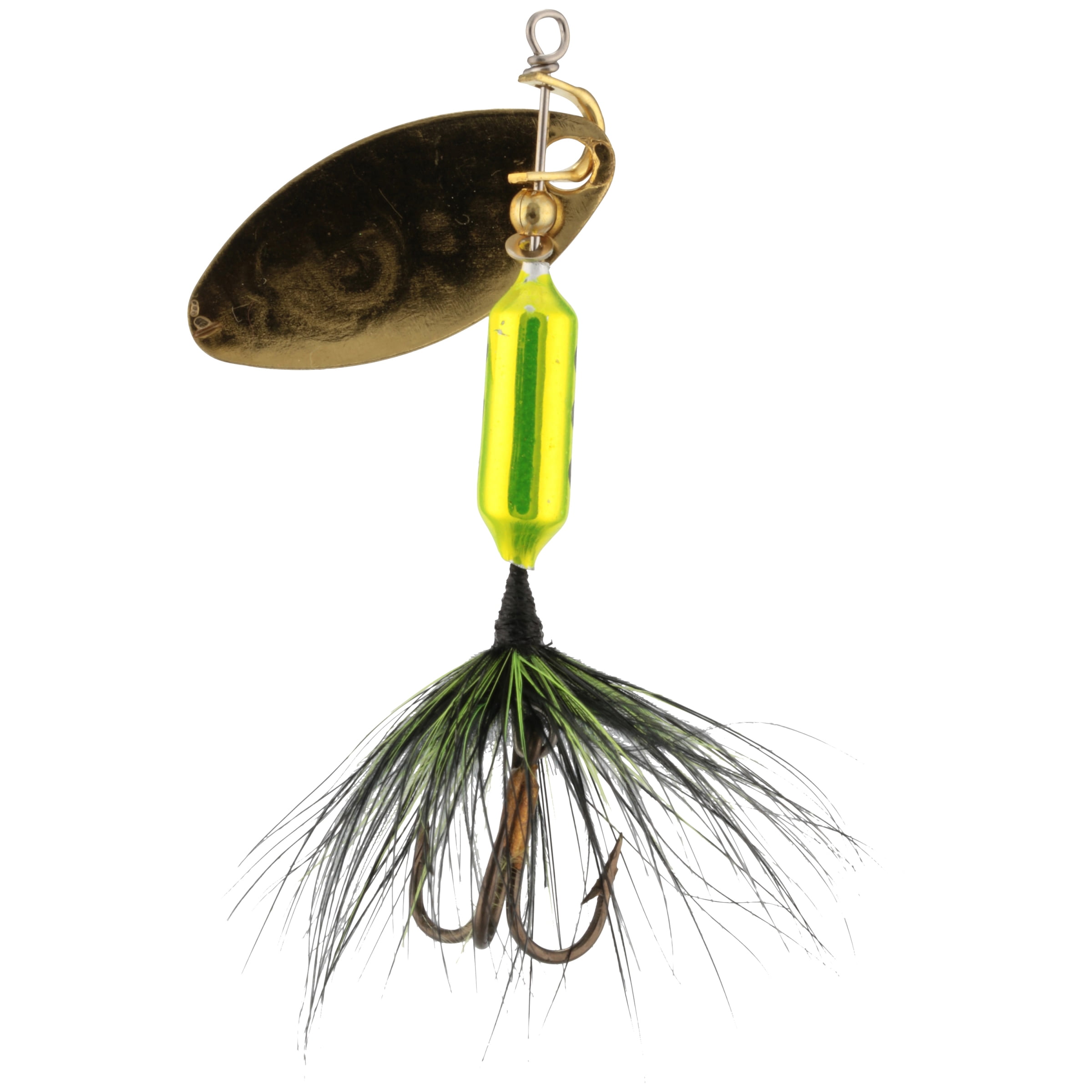 Worden's® Rooster Tail® Original Met Spot, Inline Spinnerbait Fishing Lure, 1/16 oz. Carded Pack