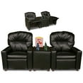 thumbnail image 2 of Dozydotes Theater Seating Black Leather Like Recliner, 2 of 2