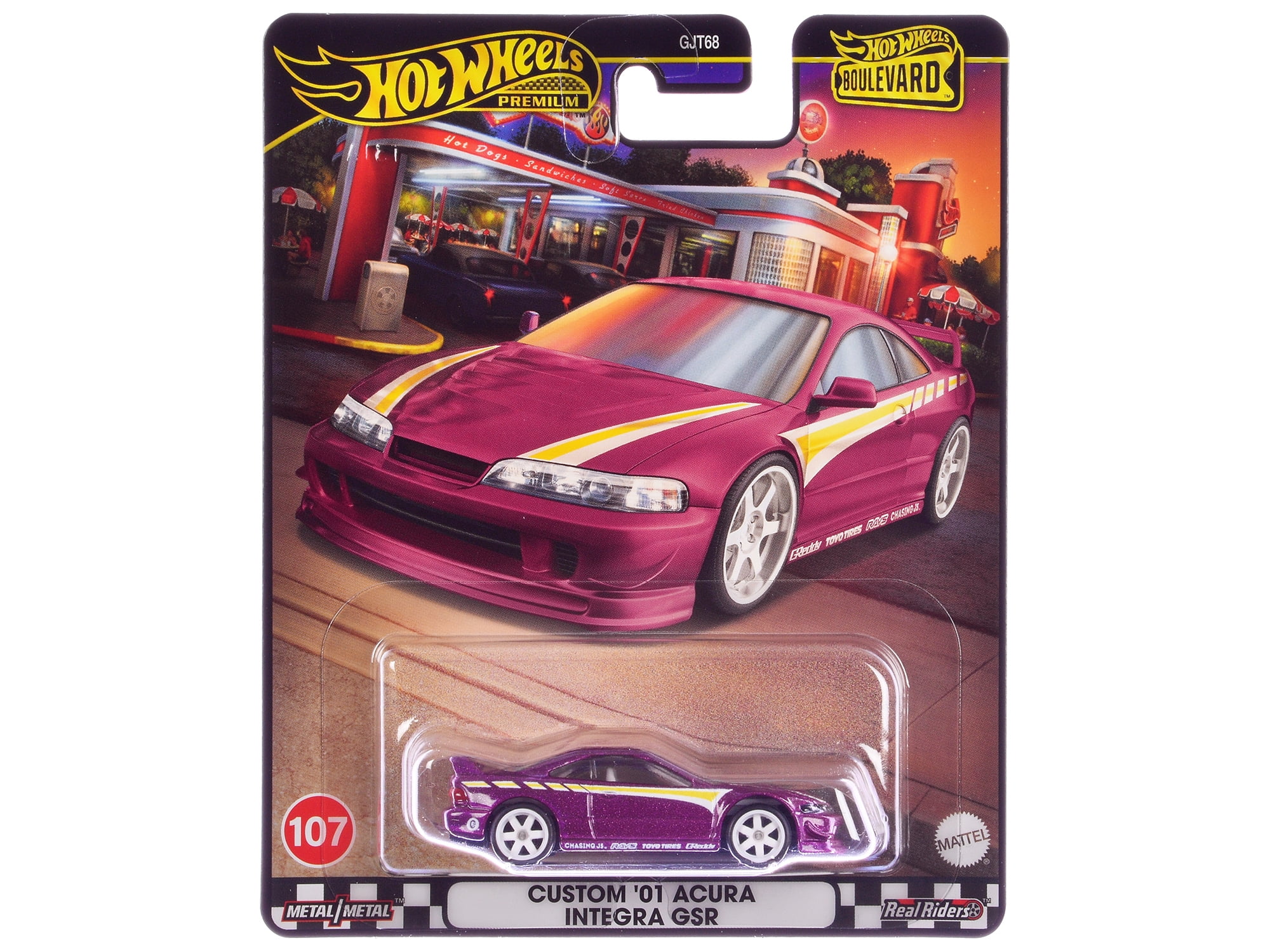 "Boulevard 106-110" 5 piece Set "Premium" 2024 Series Die cast Model Cars by Hot Wheels