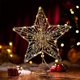 thumbnail image 1 of Estrella de adorno para árbol de Navidad, adorno para árbol de estrella iluminado con alambre LED, decoraciones para árboles de Navidad, 1 of 5