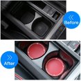 thumbnail image 2 of Paquete de 2 posavasos para portavasos de coche, 2,75 pulgadas, suave, cristal brillante, juego de almohadillas de goma con diamantes de imitación, accesorios para el interior del coche Sincero  Hogar, 2 of 4