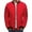 Red, variant on Fozruso Men's Padded Jackets Winter Full Zipper Outwear Casual Windproof Warm Coat