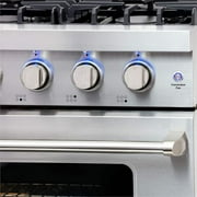 Cosmo 36 Inch 6 Cubic Foot Gas Range Convection Oven with 6 Italian Burners