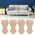 thumbnail image 3 of Patas de mesa maciza talladas en madera, accesorios para muebles europeos, patas de gabinete de sofá talladas, 3 of 8