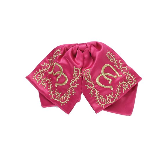 Mexican Charro Bow Tie 100% Polyester Fuchsia/Gold 601762