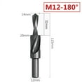 thumbnail image 2 of 90/180 Degree Hss Counterbore Spiral Step Drill Bit For Metal Drillingchamfering, 2 of 2