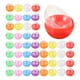 thumbnail image 4 of 100 cápsulas vacías para recargas de chicles, juguetes para máquinas expendedoras, pequeños contenedores rellenables, bolas redondas para guardar dulces y recuerdos de fiesta, 4 of 8