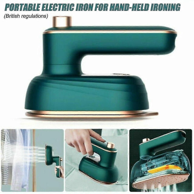 (EU Plug)micro steam iron portable mini handheld professional steamer clothes garments