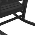 thumbnail image 6 of vidaXL Garden Rocking Chair Black 70 x 92 x 108cm Plastic, 6 of 6