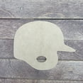 thumbnail image 2 of 3" Helmet, Unfinished MDF Art Shape by Wooden Craft Cutouts, 2 of 2