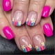 thumbnail image 2 of Press on Nail French Tip Square Nail Tips Fake Nail with Designs Artificial Acrylic Nail Full Cover Acrylic False Nail, 2 of 4