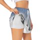 thumbnail image 1 of Balery Snowman And Christmas Tree Pantalones cortos deportivos para mujer con forro y dos bolsillos, elásticos, para entrenamiento, gimnasio, yoga-XX-Large, 1 of 7