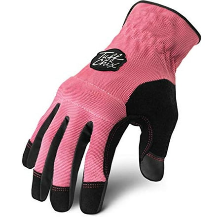 

Ironclad Tuff Chix Women s Work Gloves TCX Designed for Women s Hands Performance Fit Durable Machine Washable (1 Pair) LARGE - TCX-24-L Pink