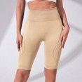 thumbnail image 2 of Women's Seamless High Waisted Biker Shorts, Tummy Control Compression Yoga Workout Shorts, Butt Lifting Contour Athletic Gym Running Shorts, 2 of 7