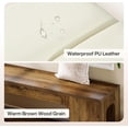 thumbnail image 7 of Tribesigns 47" L-Shaped Corner Bench with Cushion, Farmhouse Breakfast Nook Bench, Wood Storage Bench for Kitchen, Dining Room & Entryway, Rustic Brown, 7 of 7
