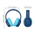 thumbnail image 5 of Tronsmart KH03 Kids Bluetooth Headphones with HD Mic & LED Lights, Active Noise Cancelling, 70H Playtime, Lightweight Foldable Wired/Wireless Over-Ear Headphones for PC/Tablet/Smartphone, 5 of 14