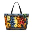 thumbnail image 2 of Naloa Halloween Fruit Platter Large Capacity Beach Bag, Waterproof Sandproof Beach Swim Pool Bag Tote Bag for Women, 2 of 7