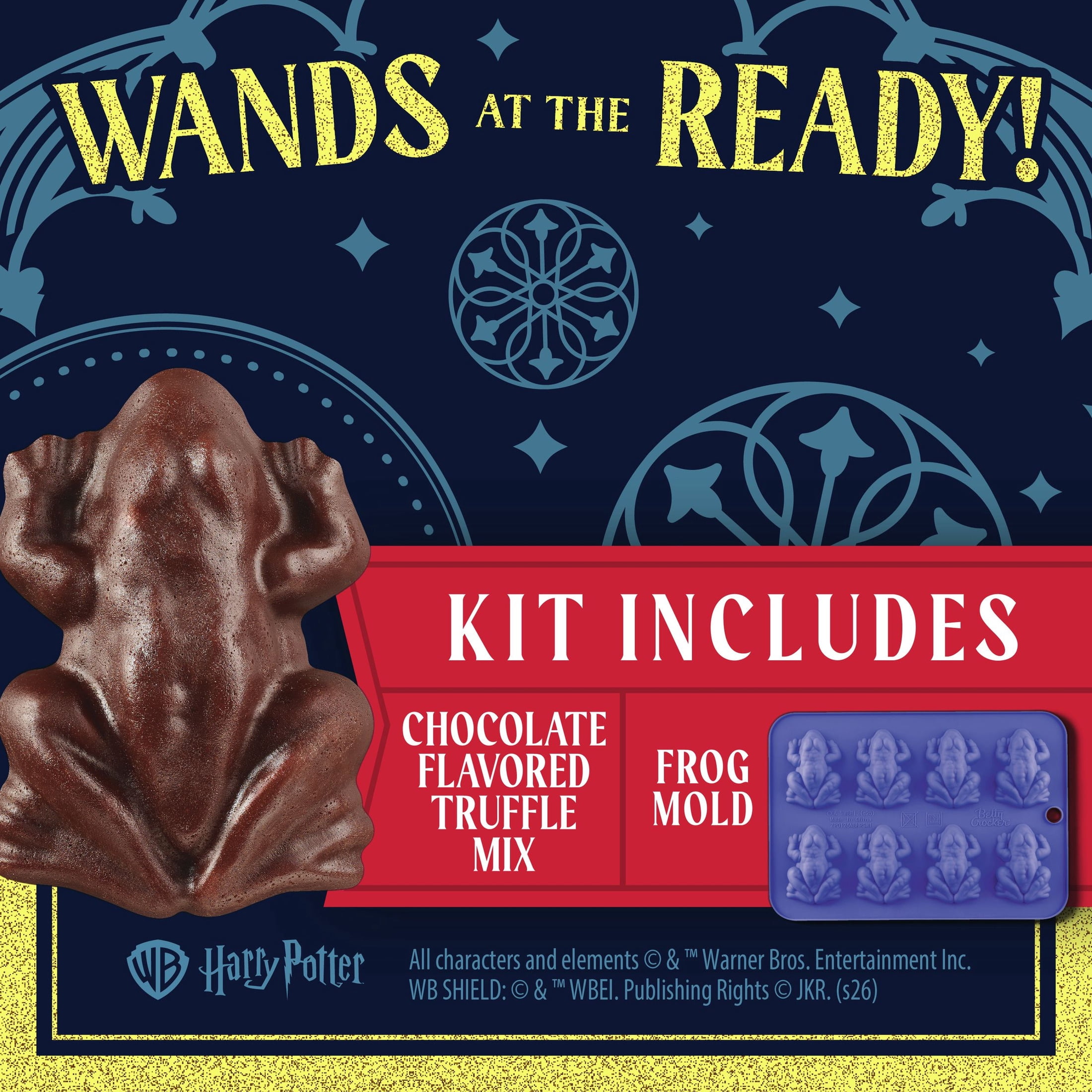 Betty Crocker Harry Potter Chocolate Flavored Frogs Truffle Kit, 14 Count, 6.9 oz