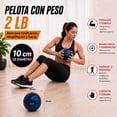 thumbnail image 4 of Kit de Ejercicio Fitness 3 Piezas con Chaleco de Peso 8 lb Polainas 2 lb y Pelota 2 lb Set de Entrenamiento en Casa, 4 of 9