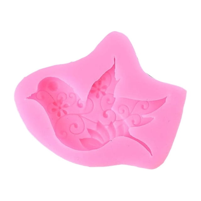 Advancent Molde de silicona para pastel de pájaro, Fondant, forma de Animal, , jabón, utensilios de cocina, estilo bonito, utensilios para Type3