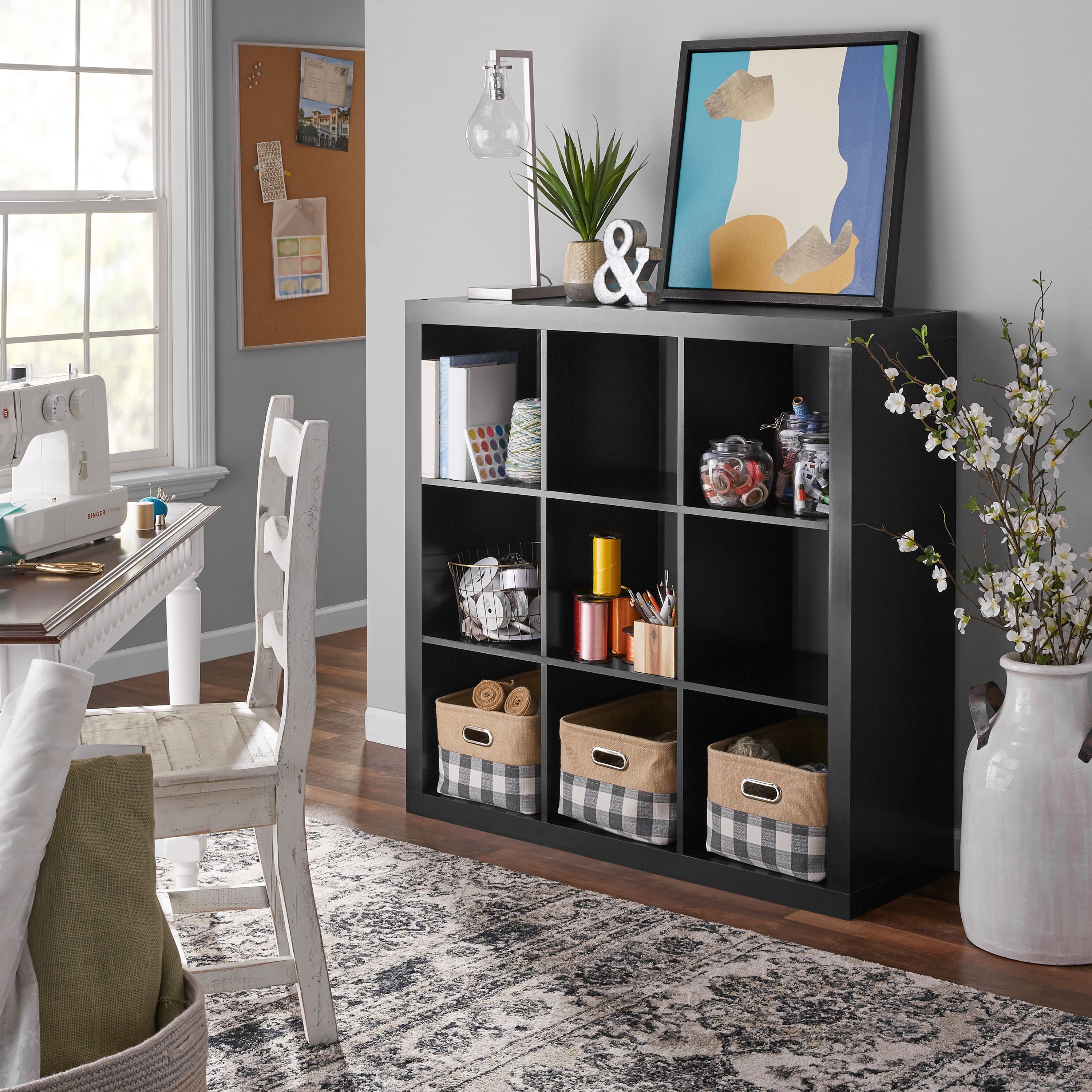 9 Cube Storage Organizer - Black – Maison Royale