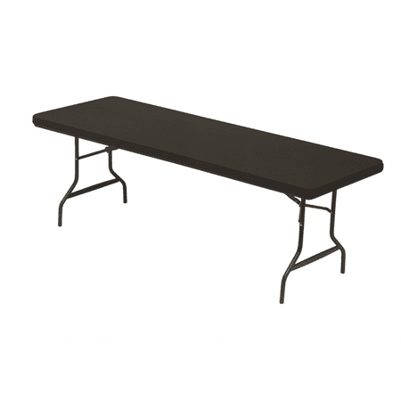 Iceberg Spandex Fabric Table Top Cap, 8', Black