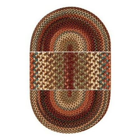 Portland Oval Braided Stair Tread, 8" x 28"