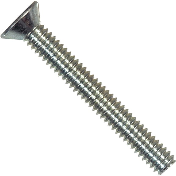 Hillman 101083 10-24 x 2 in. Phillips Flat Head Zinc Plated Steel Machine Screw