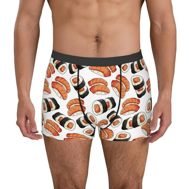 Fotbe Sushi Roll Calzoncillos Tipo Boxer con Bolsa de Soporte Total para Hombre, X-Temp Fresco, Transpirable y de Secado Rápido-XX-Large
