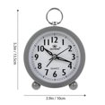 thumbnail image 2 of 1Pc Round Macaron Color Office Clock Alarm Clock for Home Desktop Decor, 2 of 2