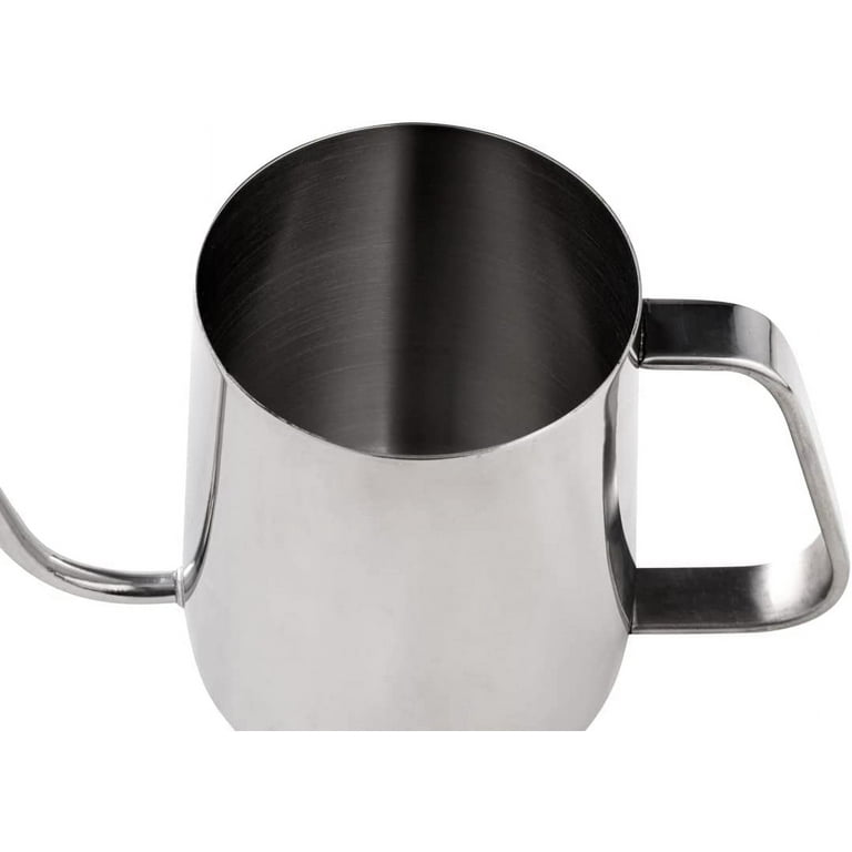 Restpresso 20 oz Black Stainless Steel Pour Over / Gooseneck Kettle - 8  3/4 x 3 1/2 x 5 1/2 - 1 count box