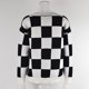 thumbnail image 5 of Suéter Cárdigan con botones para mujer, informal, a cuadros, elegante, a la moda, para invierno y otoño Cgtredaw Negro T XL para Mujer, 5 of 9