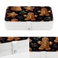 thumbnail image 4 of Christmas Portable PU Leather Earring Organizer with Removable Compartment and Necklace Holder – Jewelry Stand Included, 4 of 6
