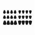 thumbnail image 1 of wonima11 Earbuds Tips 12 Pairs Replacement Triple Flange Conical EarTips Earbuds Eartips for Most in-Ear Earphones (Sony/Beats/AKG/KZ etc.),S/M/L 12 Pairs, Black (431B), 1 of 1