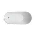 thumbnail image 5 of Vanity Art 55" x 28" Acrylic Freestanding Bathtub, 5 of 7