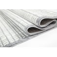 thumbnail image 3 of Beautiful Soft Turkish Grey White Contemporary Geometric Squares Area Rug Carpet, 6'5" x 9'5", 3 of 6