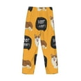 thumbnail image 5 of Disketp Corgi Men'S Pajama Pants - Ultra Soft Fleece Sleep And Lounge Pants (Size: S-Xxl), 5 of 9