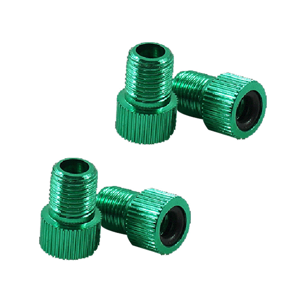 4Pcs Presta to Schrader Aluminum Alloy Universal Valve Adapter for Bike