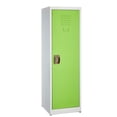 thumbnail image 4 of AdirOffice Steel Metal Storage Locker, 48 Inches, 3 Shelves, Green, 4 of 7