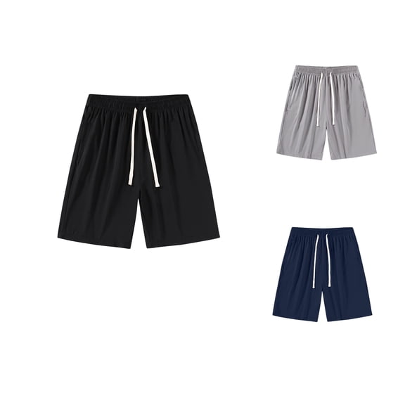 HVOBTTY Men's Summer Straight Leg Cargo Shorts Breathable Breathable for Outdoor and Beach Use