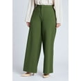 thumbnail image 2 of ELOQUII Women's Plus Size Tall The Ultimate Stretch Wide Leg Pant, 2 of 4
