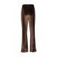 thumbnail image 5 of Karight Velvet Pants Women Lounge Comfy Womens Velour Flare Pants Casual Pants Wide Leg High Waisted Drawstring with Pockets, 5 of 5