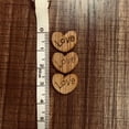 thumbnail image 3 of Inteprter Rodajas de en forma de corazón de estilo romántico sin terminar, 100 piezas, discos de bricolaje portátiles, decoración Kits de decoración para fiestas, 3 of 6