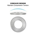 thumbnail image 4 of 304 Stainless Steel Flat Washers M10x20mm Belleville Spring Disc Washer Conical Knurled Metric Gasket 40 Pack, 4 of 6